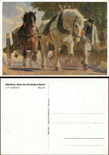 HDK263 J. P. Junghanns Berg an * around 1940 (horses)