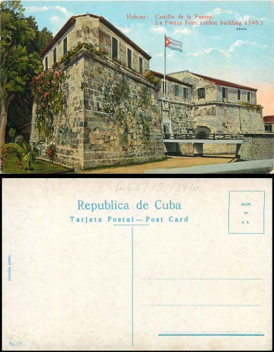 Habana Cuba Castillo de la Fuerza *ca. 1920