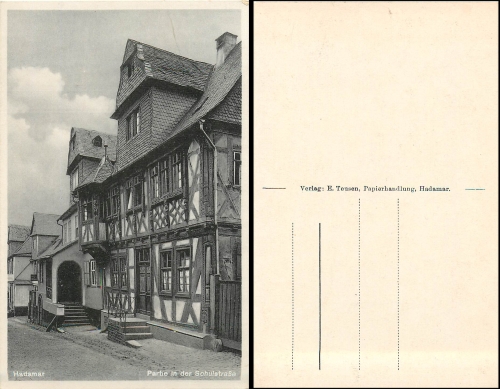 Hadamar Schulstrasse * ca. 1930