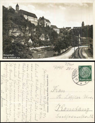 Haigerloch vom Bahnhof o 14.04.1938
