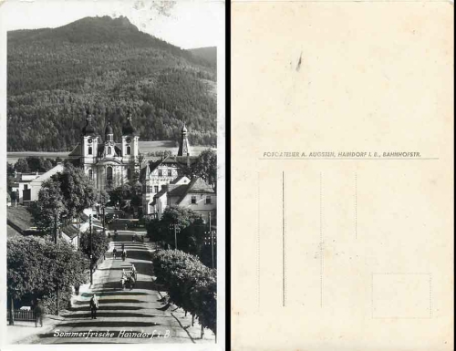 Haindorf in Bohemia district of Friedland * around 1930