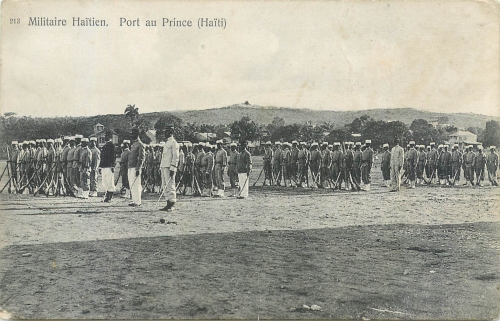 Haiti Port au Prince Militaire *ca. 1910