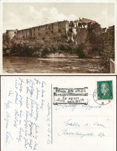Halle Saale Moritzburg, o 12.06.1929