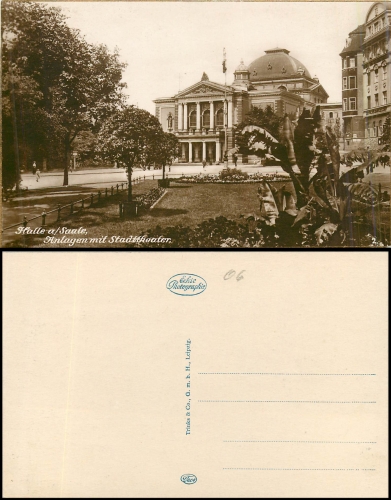 Halle Saale Stadttheater *ca.1930