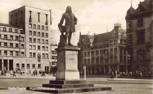 Halle Saale Händel Denkmal * 1966