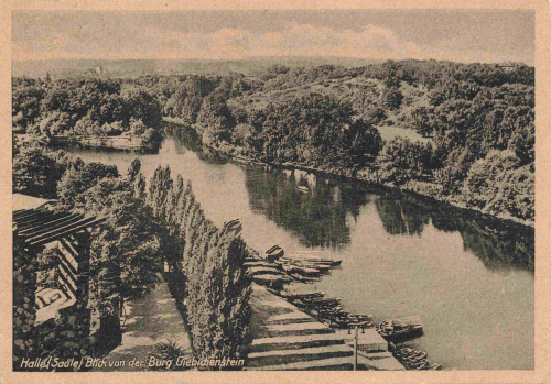Halle Saale von der Burg * um 1940