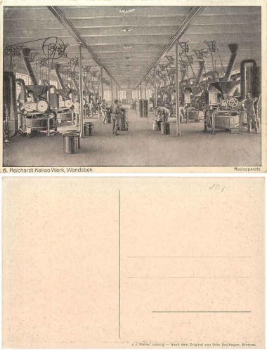 Hamburg Wandsbek Reichardt Kakao-Werk, Rostapparate, * ca. 1920