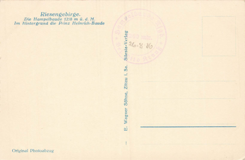 Hampelbaude Riesengebirge Schlesien * um 1930