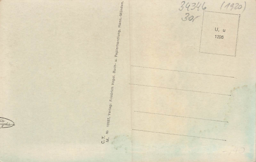 34346 Hann. Muenden Vor der Burg Herzogin Elisabeth Stift * um 1930