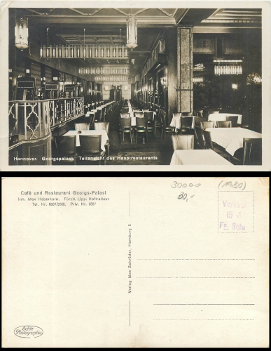 Hannover Georgspalast  * ca.1930