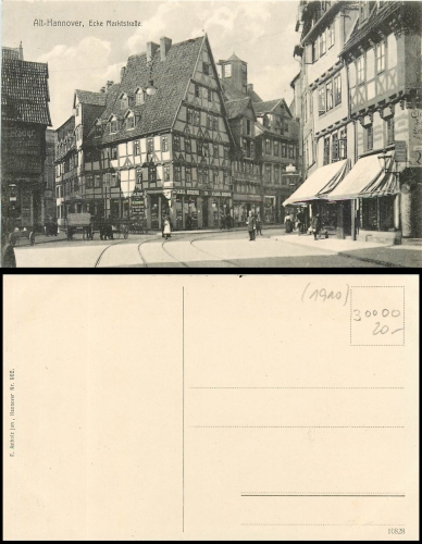 Hannover Ecke Marktstraße * ca. 1910