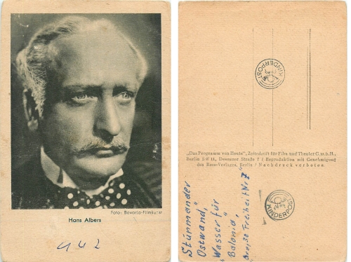 Hans Albers, Foto: bavaria- Filmkunst