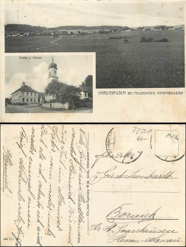 Hartdthausen bei Feldhausen Gammertingen o ca. 1910