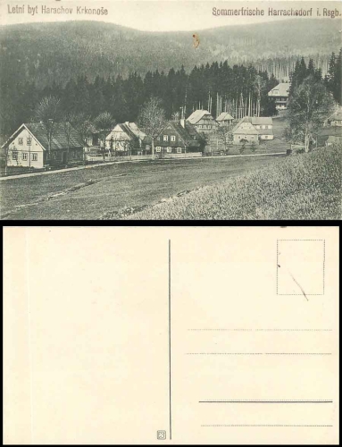 Harrachsdorf Letni byt Harrachov Riesengebirge *ca.1920
