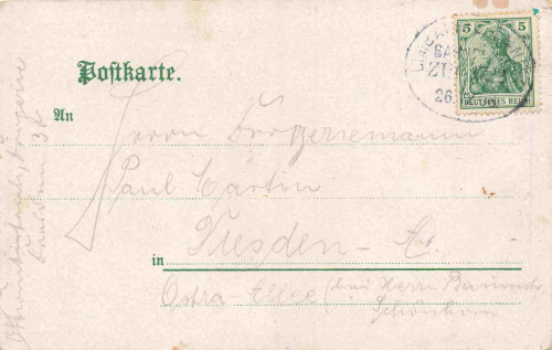 09232 Hartmannsdorf bei Chemnitz Leipzigerstrasse o 1908