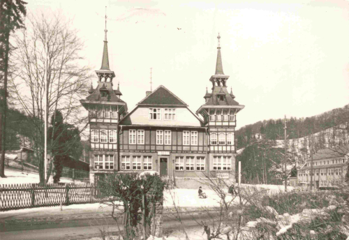 Alexisbad Harzgerode Reichsbahnerholungsheim "Selketal" o 1974