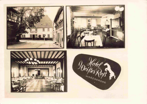 Harzgerode Hotel Weißes Roß * 1962