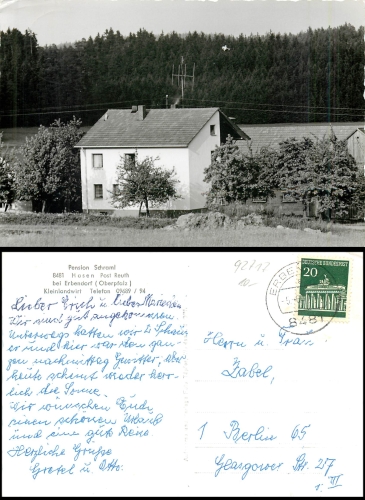 Hasen Post Reuth Oberpfalz Kleinlandwirt o 5.6.1971