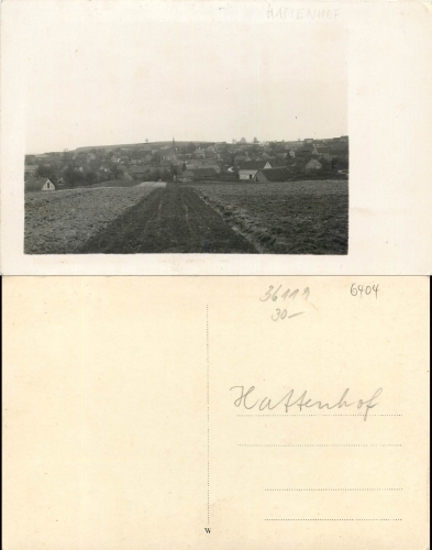 Hattenhof Neuhof real photo * around 1930