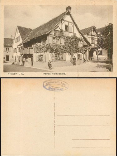 Hausen Westfalen Hebels Heimatshaus *ca. 1920