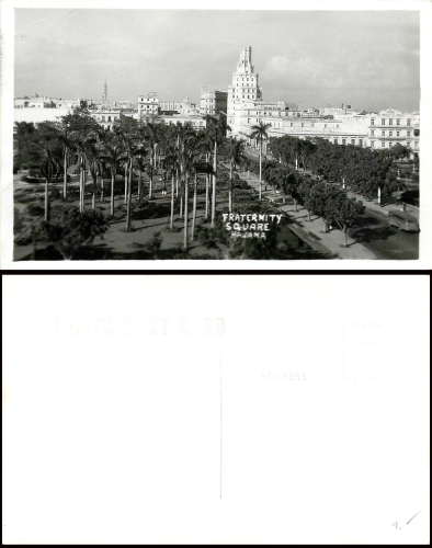 Cuba Havana, Fraternity Square,  *ca.1930