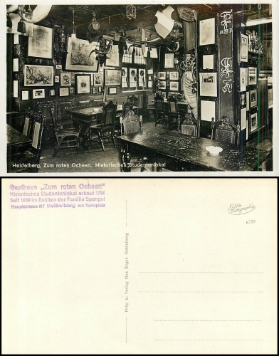 Heidelberg  Zum roten Ochsen * ca. 1930