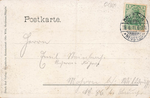 01809 Heidenau Sachsen o 1911