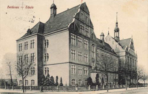 01809 Heidenau Sachsen Schule o 1915