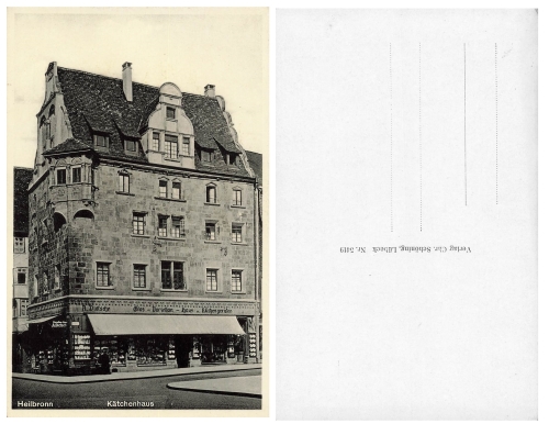 Heilbronn Kaetchenhaus * um 1920