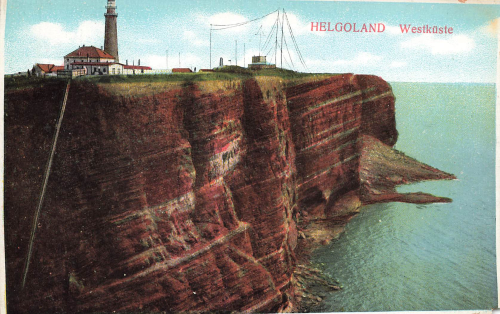 elgoland Leuchtturm Westküste *ca. 1920