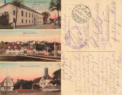Hellerau Dresden Gasthof Zum Erbgericht Klotzsche Field Post 2nd Recruit Depot