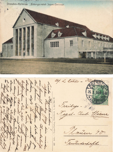 Hellerau Dresden Bildungsanstalt Jaques Dalcroze o 1914