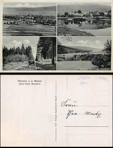 Hemeln Weser Hann Münden * ca.1940