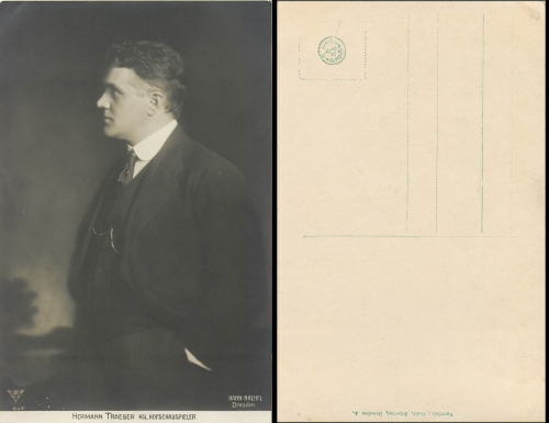 Traeger Hermann Kgl. Hofschauspieler Dresden Hahn-Foto647