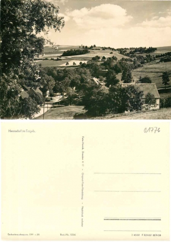 01776 Hermsdorf Erzgebirge *1960 Hanich1316