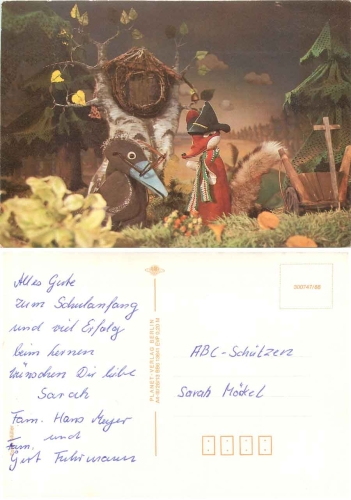 Mr Fox and Raven Blackrock GDR children's television used. 1988