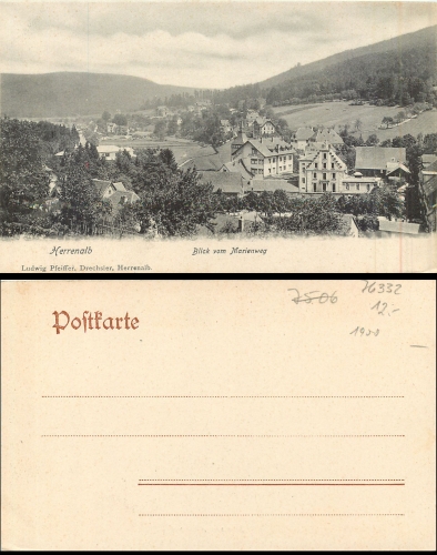 76332 Herrenalb vom Marienweg *ca. 1900