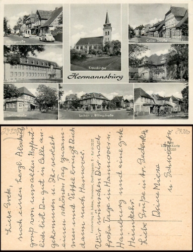29320 Hermannsburg gebr. ca.1950