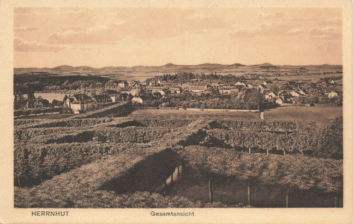 02747 Herrnhut Oberlausitz * um 1920