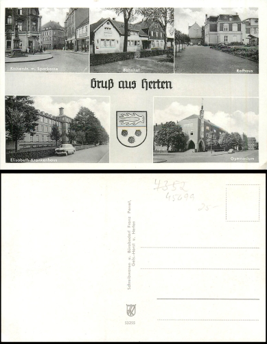 Herten bahnhof  * 1950