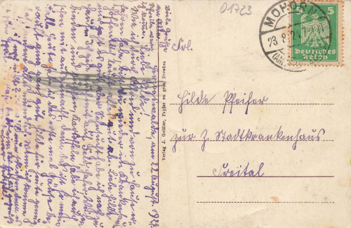 01723 Herzogswalde Wilsdruff Bahnhof o 1924