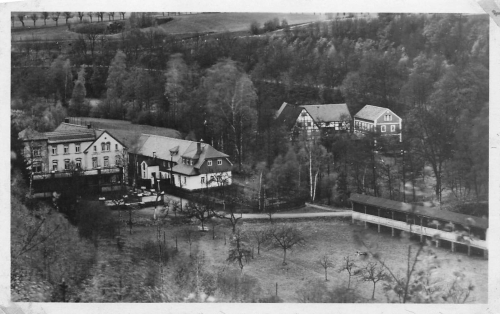 01723 Herzogswalde Wilsdruff Youth Hostel "Geschwister Scholl" Real photo around 1950