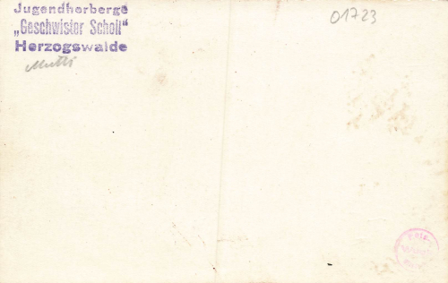 01723 Herzogswalde Wilsdruff Youth Hostel "Geschwister Scholl" Real photo around 1950
