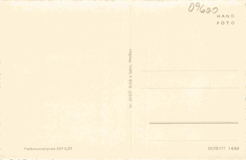 Hetzdorf Tharandter Wald * 1963