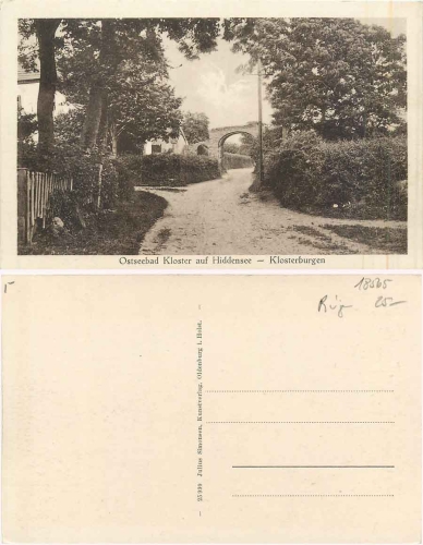 Insel Hiddensee Klosterburgen *ca. 1920