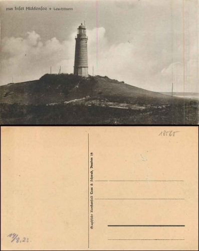 Hiddensee Island lighthouse * around 1923
