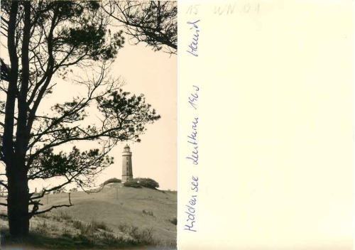 18565 Hiddensee lighthouse on the Dornbusch printer's copy *1960