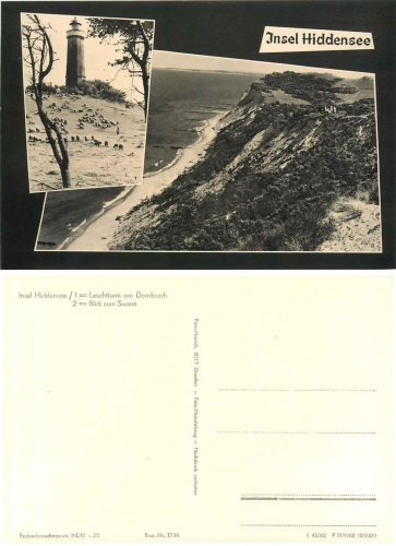 18565 Hiddensee lighthouse * 1965 Hanich1748