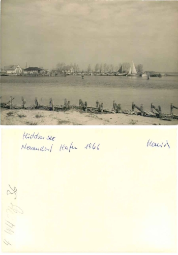 18565 Hiddensee Neuendorf Hafen Druckvorlage 1966 