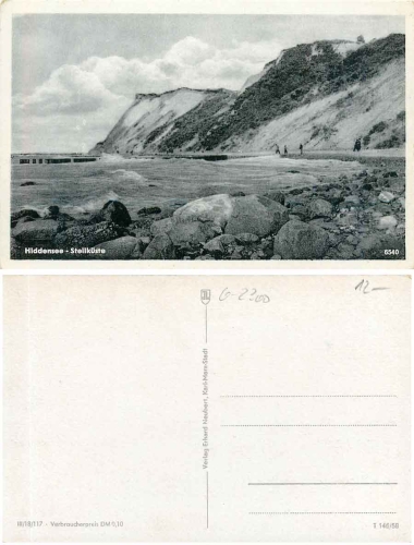 18565 Hiddensee steep coast *approx. 1958
